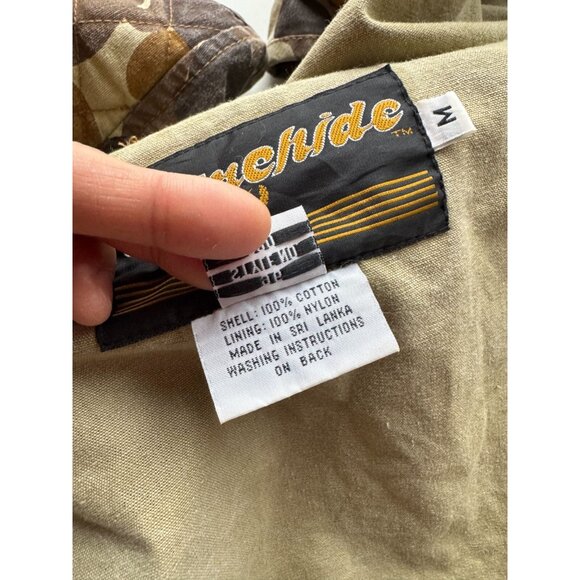 Men's Vintage GAMEHIDE Camo Insulated Duck Hunting Vest, Size M - Picture 11 of 12